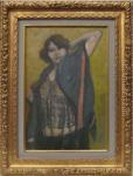 Jeune Femme Au Schall - view 1