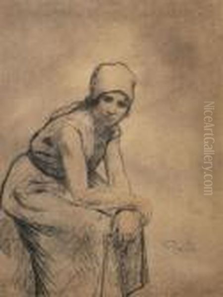 Zittende Vrouw - view 1