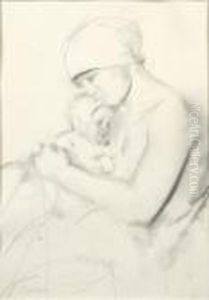 Mere Et Enfant by Armand Rassenfosse