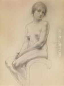 Nu Assis by Armand Rassenfosse