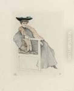 Femme Assise, 1903. 320 X 250 by Armand Rassenfosse