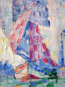The port of La Rochelle (detail) by Paul Signac
