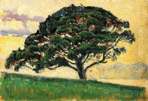 The Large Pine, Saint-Tropez by Paul Signac