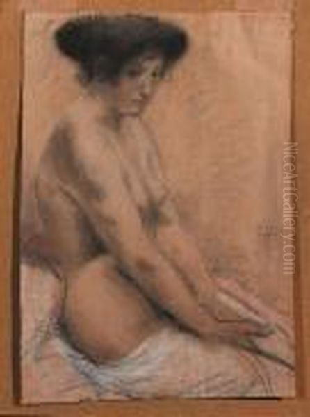 A Seated Nude - view 1