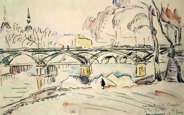 The Pont des Arts, 1924 - view 1