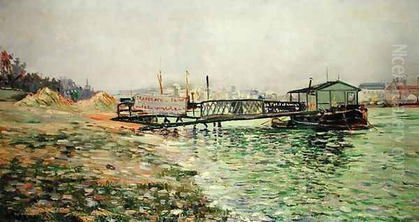 The Seine at Quai St. Bernard, c.1886 - view 1