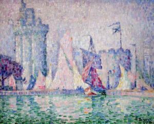 The port of La Rochelle by Paul Signac