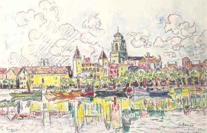 Ciboure, Saint-Jean-de-Luz by Paul Signac