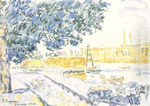La Seine a Asnieres by Paul Signac