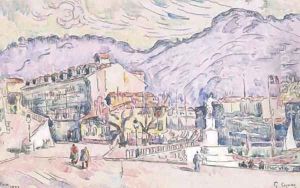 Le port de Nice by Paul Signac