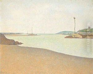 Les Balises, Saint-Briac by Paul Signac