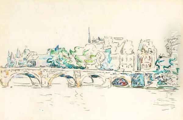 Le pont Neuf, Paris - view 1