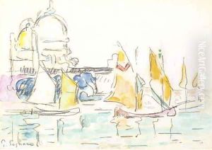 Voiliers a Venise by Paul Signac