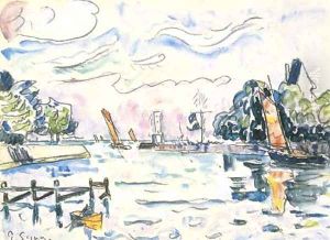 Vue du port, Trieux