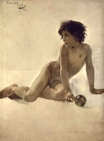 El niño de la bola (Boy with a ball) - view 1