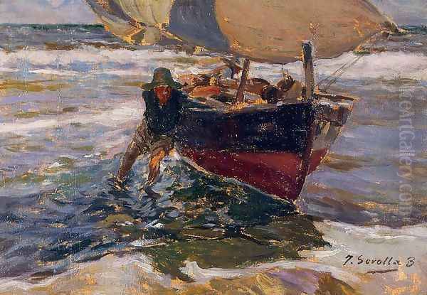 Beaching the Boat (study) - view 1