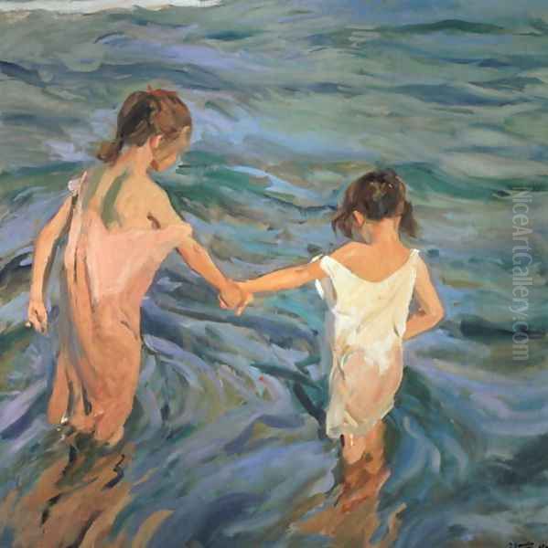 Children in the Sea, 1909 - view 1