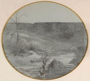 Paysage Vers Cremieux by Francois Auguste Ravier