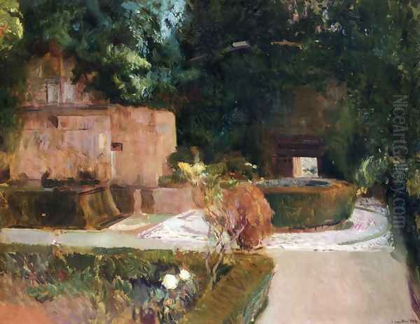 The Los Adarves Gardens, The Alhambra, Granada - view 1