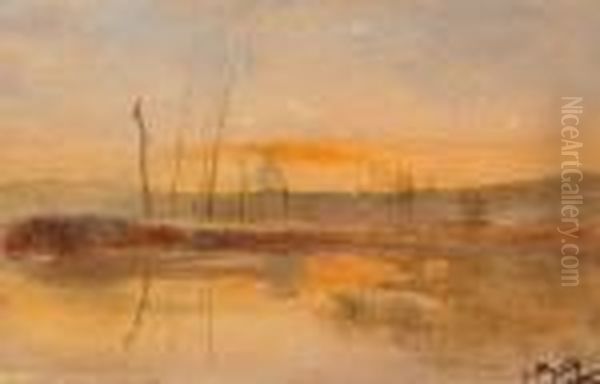 Vers L'etang De Roche, Lever De Soleil - view 1
