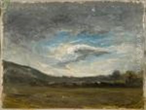 Etude De Ciel Au Dessus D'une Plaine
