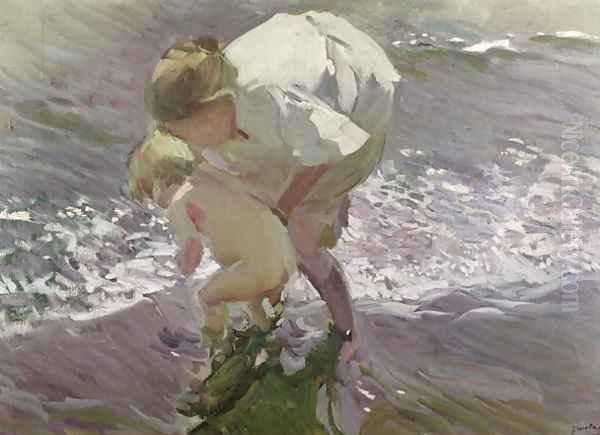 Bathing on the Beach, 1908 - view 1