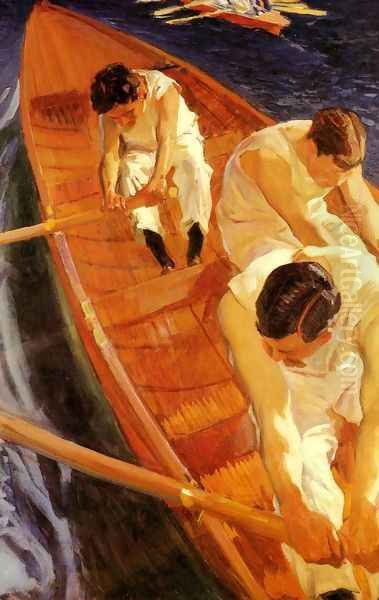 En la yola (Zarauz) (In the Rowing Boat (Zarauz)) - view 1