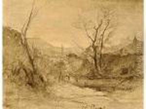 Cremieu by Francois Auguste Ravier