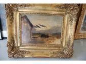 Paysage Huile Sur Papier
Maroufle Sur Toile Traces De Signaturecontrolees A La Lampe De Wood 27 by Francois Auguste Ravier