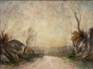 la Route De Cremieu by Francois Auguste Ravier