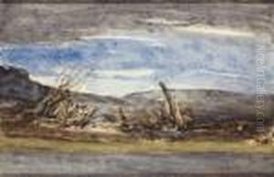 Paysage by Francois Auguste Ravier