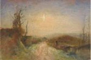 Paysage Ensoleille by Francois Auguste Ravier