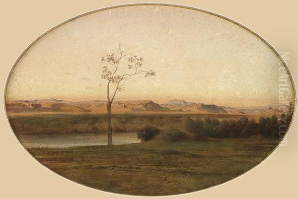 "la Campagne Romaine Au Crepuscule". - view 1