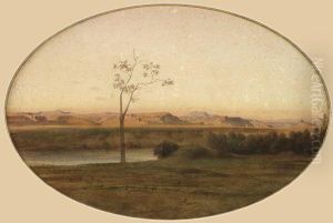 "la Campagne Romaine Au Crepuscule". by Francois Auguste Ravier