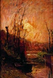 Crepuscule by Francois Auguste Ravier