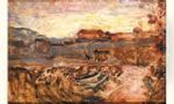 Paysage, Soleil Couchant - view 1