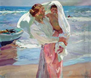 Just Out of the Sea, 1915 by Joaquin Sorolla Y Bastida