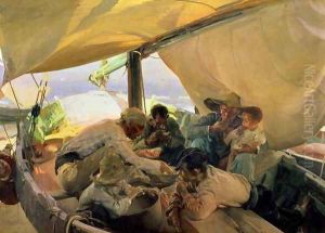Lunch on the Boat, 1898 by Joaquin Sorolla Y Bastida