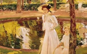 The Garden, 1913 by Joaquin Sorolla Y Bastida