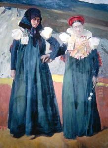 Traditional dress from the Anso Valley, 1914 by Joaquin Sorolla Y Bastida