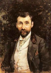 Portrait of a Gentleman by Joaquin Sorolla Y Bastida