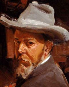 Self-portrait by Joaquin Sorolla Y Bastida