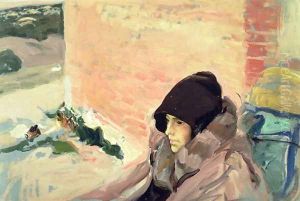 Portrait of Maria Convalescing by Joaquin Sorolla Y Bastida