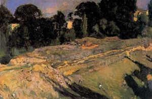 Around Segovia by Joaquin Sorolla Y Bastida
