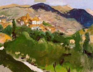 Around Jaca by Joaquin Sorolla Y Bastida