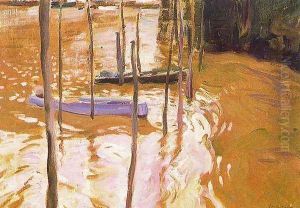 Landscapes of San Pedro (San Sebastian) by Joaquin Sorolla Y Bastida