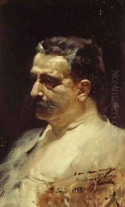 Retrato de Antonio Elegido (Portrait of Antonio Elegido) by Joaquin Sorolla Y Bastida