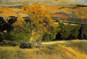 Yellow tree, The Farm by Joaquin Sorolla Y Bastida