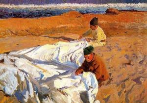 Sewing the sail