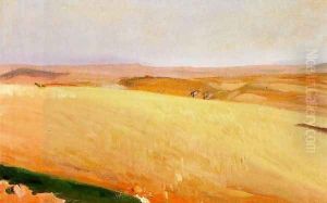Field of wheat, Castilla by Joaquin Sorolla Y Bastida